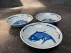Set (3) Chinese koi karper schaaltjes, Antiek en Kunst, Ophalen of Verzenden