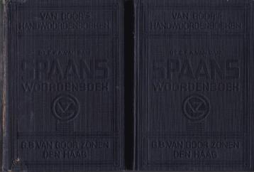 Spaans, woordenboeken beschikbaar voor biedingen