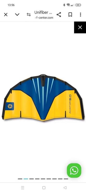 Unifiber Aviator wings 4.6 en5.3 m2 €200,-- beschikbaar voor biedingen