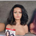 Lace wig Syntetisch haar, Ophalen of Verzenden, Zo goed als nieuw, Pruik of Haarverlenging
