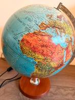 Vintage wereldbol made in Denmark, Ophalen of Verzenden, Gebruikt