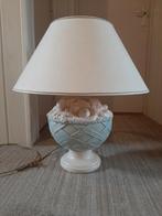 Schemerlamp crème/lichtblauw, Ophalen, Zo goed als nieuw, 50 tot 75 cm