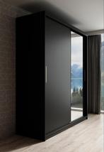 Zwarte kledingkast 180x200x62cm, Ophalen, Overige materialen, 150 tot 200 cm, Zo goed als nieuw