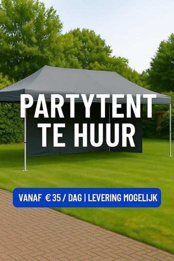 Te huur easy-up Partytent 3x6 incl. zijwanden   beschikbaar voor biedingen
