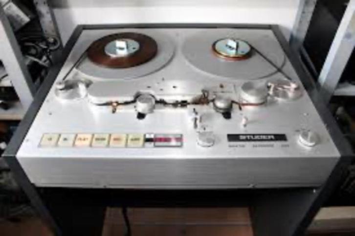 Gezocht gevraagd Studer A 80, A 81, A 800 bandrecorder, Audio, Tv en Foto, Bandrecorders, Ophalen