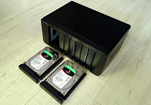 ** NAS Synology DS1815+ 8-bay, 16GB RAM, 8TB (2x 4TB) HDD **, Computers en Software, NAS, Zo goed als nieuw, Ophalen of Verzenden