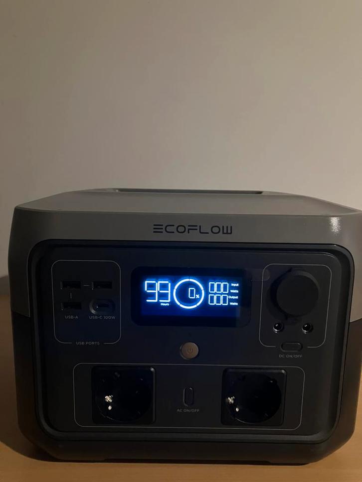 Te huur: powerstation Ecoflow River 2 Max 512Wh, Telecommunicatie, Powerbanks, Nieuw, Ophalen of Verzenden