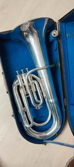 Antoin Courtois Bariton met koffer en mindstuk, Ophalen of Verzenden, Gebruikt