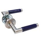 Design deurklinken – RVS met blauw porseleinen handgreep, Niet ingevuld, Niet ingevuld, Nieuw, Ophalen of Verzenden