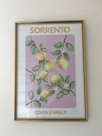 Sorrento-poster in een hoogwaardige gouden lijst, Ophalen, Zo goed als nieuw, A1 t/m A3, Reclame