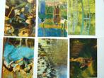Frans Hals renoir monet degas Gaugain 6 vr 0,24 ballet kaart, Ophalen of Verzenden, 1980 tot heden, Ongelopen, Overige thema's