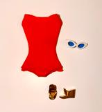 Barbie In The Swim 1963 Vintage, Ophalen of Verzenden, Zo goed als nieuw, Fashion Doll