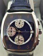 OTTIMO HORLOGE EEN MET BLAUWE EN EEN MET WITTE PLAAT, Sieraden, Tassen en Uiterlijk, Horloges | Heren, Overige merken, Leer, Staal