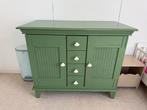 Commode - Groene kast met lades en deuren, Huis en Inrichting, Kasten | Dressoirs, Ophalen, Gebruikt, Klassiek, 50 tot 100 cm