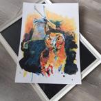 grote litho Carlos Blaaker 1996 gesigneerde gelimiteerd, Ophalen