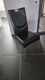 Stijlvolle leren eetkamerstoel, Huis en Inrichting, Stoelen, Ophalen, Gebruikt, Overige kleuren, Leer
