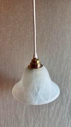Marmer Glas Lampenkappen. Set van 2., Ophalen of Verzenden, Gebruikt, Glas, Minder dan 50 cm