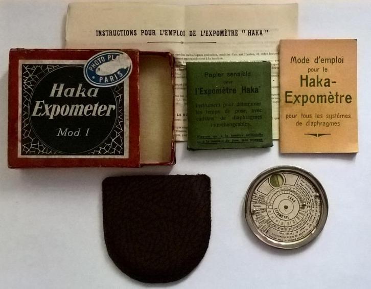 Haka Expomètre belichtingsmeter actinometer compleet, Verzamelen, Fotografica en Filmapparatuur, Overige typen, Voor 1940, Verzenden