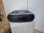 vintage  draagbare  cd radio cassettedeck  sony, Audio, Tv en Foto, Cd-spelers, Ophalen of Verzenden, Gebruikt, Sony, Met radio