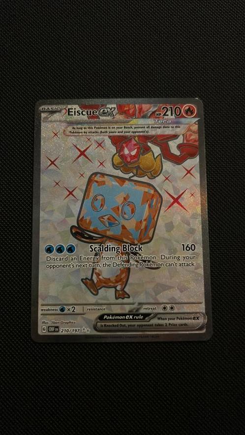 Eiscue EX #210/197, Hobby en Vrije tijd, Verzamelkaartspellen | Pokémon, Nieuw, Losse kaart, Ophalen of Verzenden