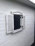 Wandspiegel met luiken - 42x53cm, Huis en Inrichting, Woonaccessoires | Spiegels, Ophalen of Verzenden, Zo goed als nieuw, Minder dan 100 cm