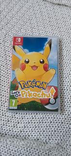 Pokémon Let's go Pikachu - Nintendo Switch game, 2 spelers, Zo goed als nieuw, Vanaf 7 jaar, Ophalen