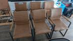 WOOOD Bas Cognac Eetkamerstoelen (6 stuks), Huis en Inrichting, Stoelen, Ophalen, Gebruikt, Bruin, Modern