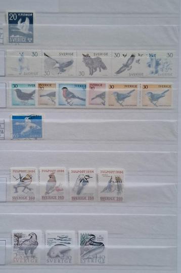 Vogelpostzegels Zweden beschikbaar voor biedingen