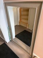 Grote Spiegel met Zilveren Lijst, Huis en Inrichting, Woonaccessoires | Spiegels, Ophalen, 100 tot 150 cm, Zo goed als nieuw, 75 tot 100 cm