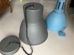 2 grote hanglampen, Huis en Inrichting, Lampen | Hanglampen, Ophalen, Gebruikt, 50 tot 75 cm, Metaal