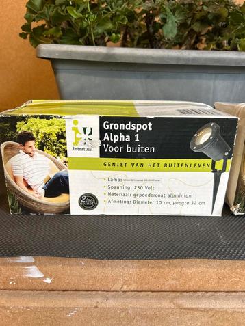 3x Intratuin Grondspot Alpha 1 - Nieuw in doos! beschikbaar voor biedingen