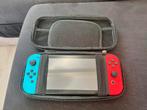 Nintendo Switch Rood en Blauw + 5 spellen, Ophalen of Verzenden, Zo goed als nieuw, Met 2 controllers, Switch Original