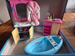 Barbie badkamer met accessoires, Kinderen en Baby's, Speelgoed | Poppenhuizen, Ophalen of Verzenden, Zo goed als nieuw, Toebehoren