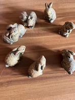 7 leuke konijnenbeeldjes, Ophalen of Verzenden, Nieuw, Dier