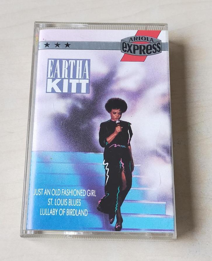 Eartha Kitt Cassette MC 1989, Cd's en Dvd's, Cassettebandjes, Gebruikt, Pop, 1 bandje, Ophalen of Verzenden