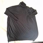 Zwarte Rundholz Dip jurk oversized, Kleding | Dames, Ophalen of Verzenden, Nieuw, Zwart, Onder de knie