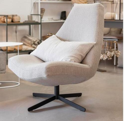 Fauteuil madonna roomwit design loft, Huis en Inrichting, Fauteuils, Zo goed als nieuw, 75 tot 100 cm, Ophalen