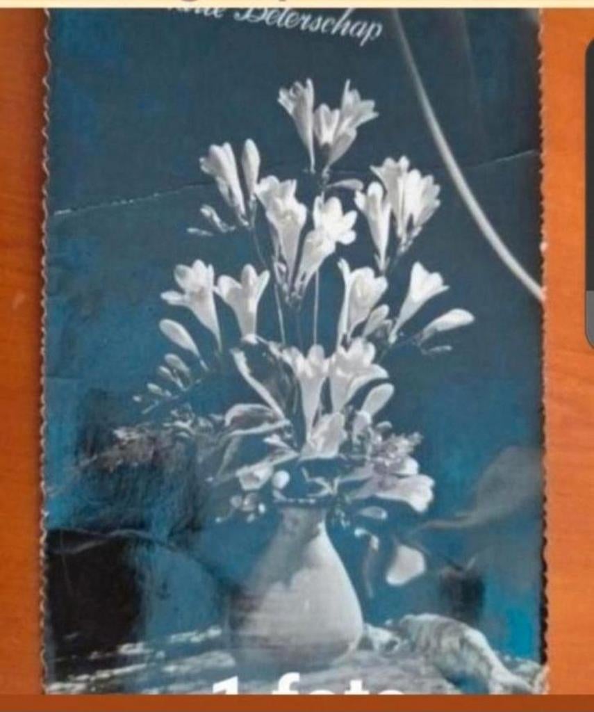 Vintage Bloemen kaart. Gelopen, Ophalen of Verzenden