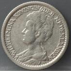 Mooi zilveren kwartje 1918 - 25 cent 1918 - Wilhelmina, Zilver, Koningin Wilhelmina, Losse munt, 25 cent