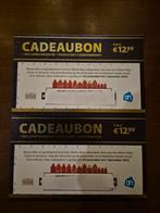 Bonnen voor Kersthuisjes postcode loterij, Drie personen of meer, Cadeaubon