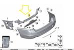 OEM BMW 3' F31 LCI 51127260462 Geleiding midden achter, Ophalen of Verzenden, Nieuw, BMW