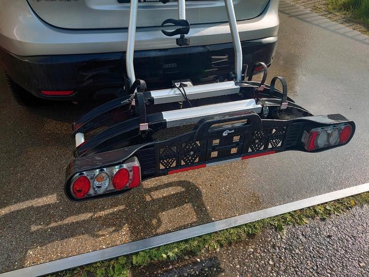 Anwb touring 2 fietsendrager geschikt voor E-bike, Auto diversen, Fietsendragers, Gebruikt, Trekhaakdrager, 2 fietsen, Elektrische fiets