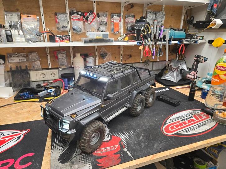 Traxxas trx 6, Hobby en Vrije tijd, Modelbouw | Radiografisch | Auto's, Gebruikt, Auto offroad, Elektro, Schaal 1:8, RTR (Ready to Run)
