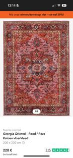 Rugvista roze oriental vloerkleed 200 x 300, Ophalen, Zo goed als nieuw, Rechthoekig, 200 cm of meer