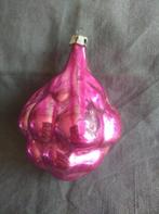 B332 oude Russische kerstbal licht paars grote druiventros, Ophalen of Verzenden, Gebruikt