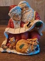 Prachtig beeld van Santa echtpaar met leesrol, Ophalen of Verzenden, Gebruikt
