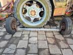 Twee  assen van een 2paards trailer te koop, Ophalen, Zo goed als nieuw