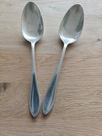 2 Verzilverde Opscheplepels, Antiek en Kunst, Ophalen of Verzenden