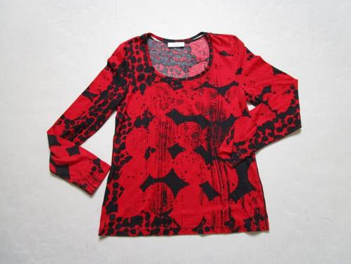 Shirt Oui, Kleding | Dames, T-shirts, Zo goed als nieuw, Maat 38/40 (M), Rood, Lange mouw, Verzenden