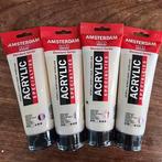 acryl verf amsterdam, 12 tubes 250 ml, pearl serie, €5 p/s, Hobby en Vrije tijd, Ophalen of Verzenden, Nieuw, Acrylverf
